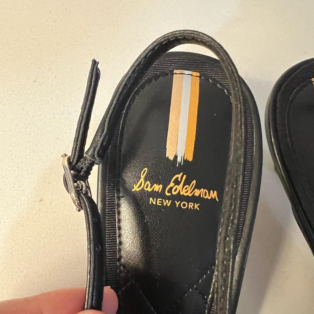 Sam Edelman Farrah Kitten Heel Pointed Toe Slingback Pump Size 10 - Picture 6 of 11